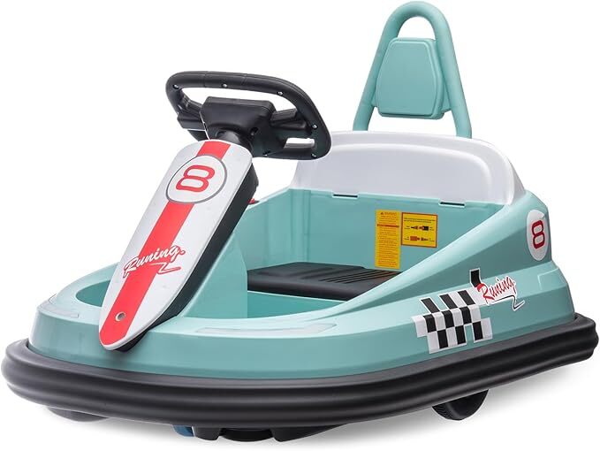 Electric 6V Ride-On Bumper Car Toy for Toddlers Ages 3-6 Boys and Girls Magic Cars 1