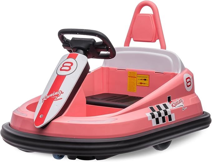 Electric 6V Ride-On Bumper Car Toy for Toddlers Ages 3-6 Boys and Girls Magic Cars 2