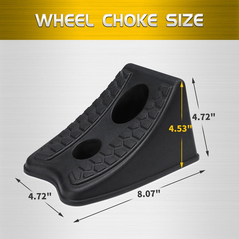 Heavy Duty 8 Inch Wheel Chocks and Wedges for Cars, Travel Trailers, and RVs Magic Cars 3