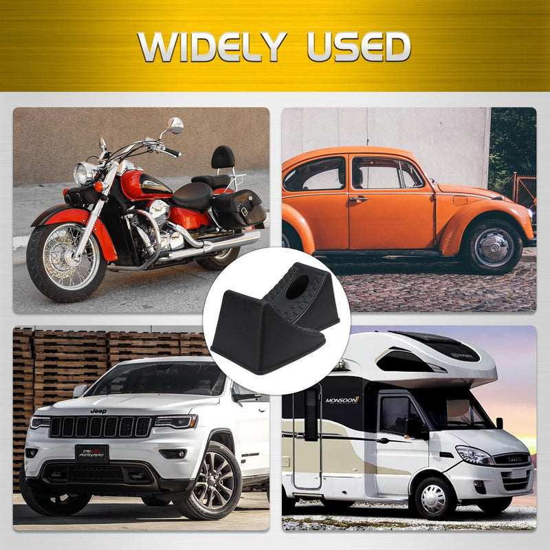 Heavy Duty 8 Inch Wheel Chocks and Wedges for Cars, Travel Trailers, and RVs Magic Cars 6