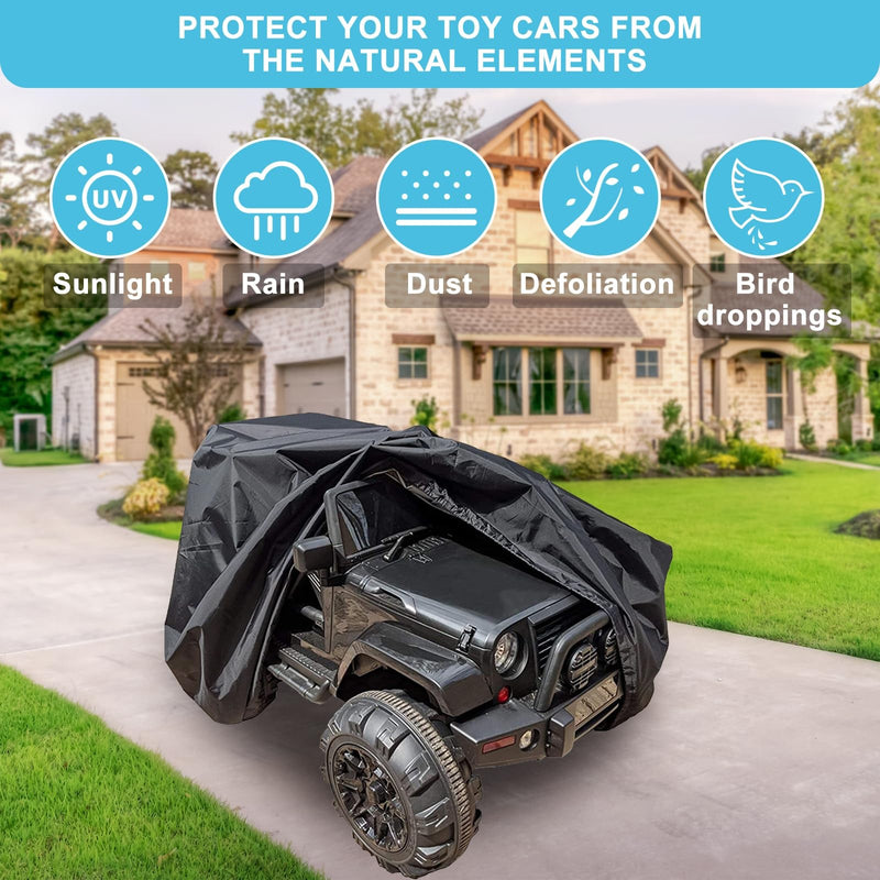 Large Outdoor Cover for Kids' Electric Ride-On Power Wheels Truck Toy Car Magic Cars 2