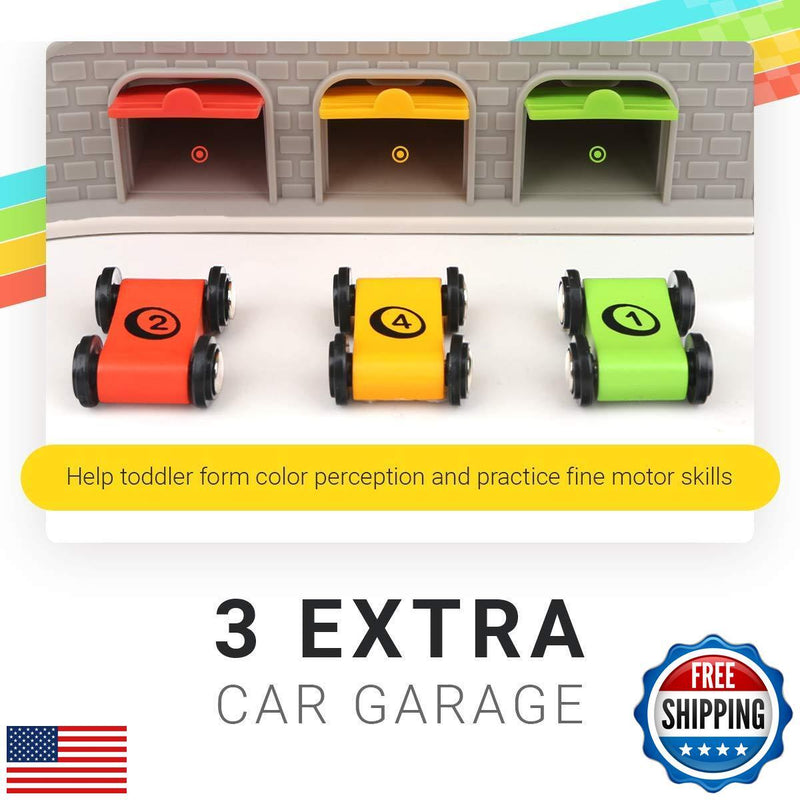 Bright Car Ramp Race Track Toy for Toddlers Ages 2-4 Years Magic Cars 1