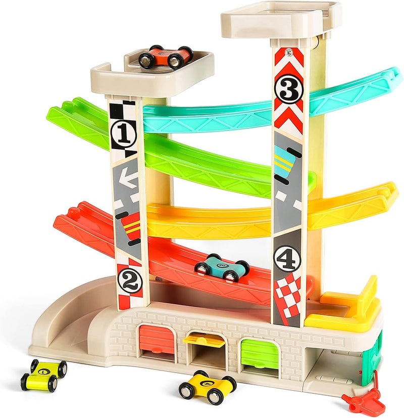 Bright Car Ramp Race Track Toy for Toddlers Ages 2-4 Magic Cars Variant 0