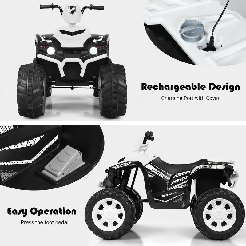 12V Electric Kids Quad ATV Ride-On Car with LED Lights Magic Cars 5