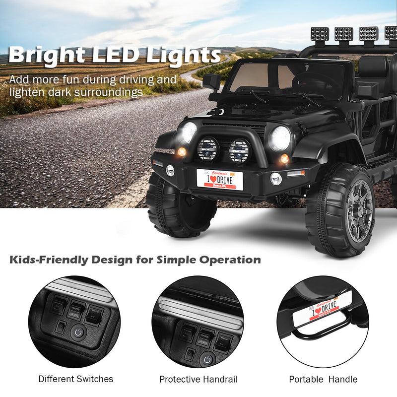 12V Electric Kids Ride-On Jeep Truck with Remote Control Toy Car Magic Cars 7