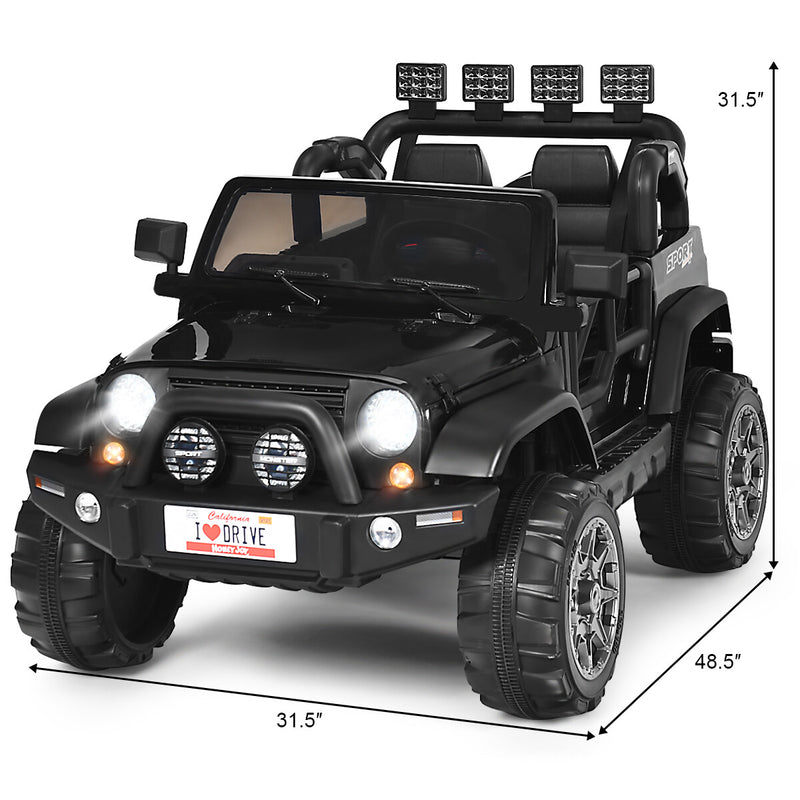 12V Electric Kids Ride-On Jeep Truck with Remote Control Toy Car Magic Cars 9
