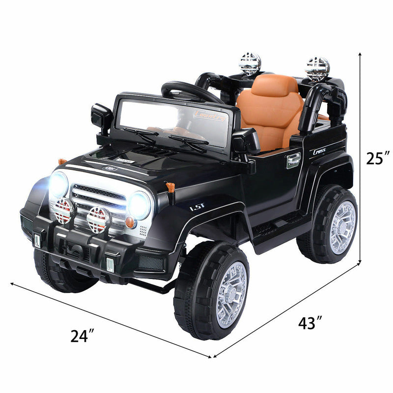 12V Electric Kids Ride-On Truck Toy with RC Remote Control Magic Cars 4