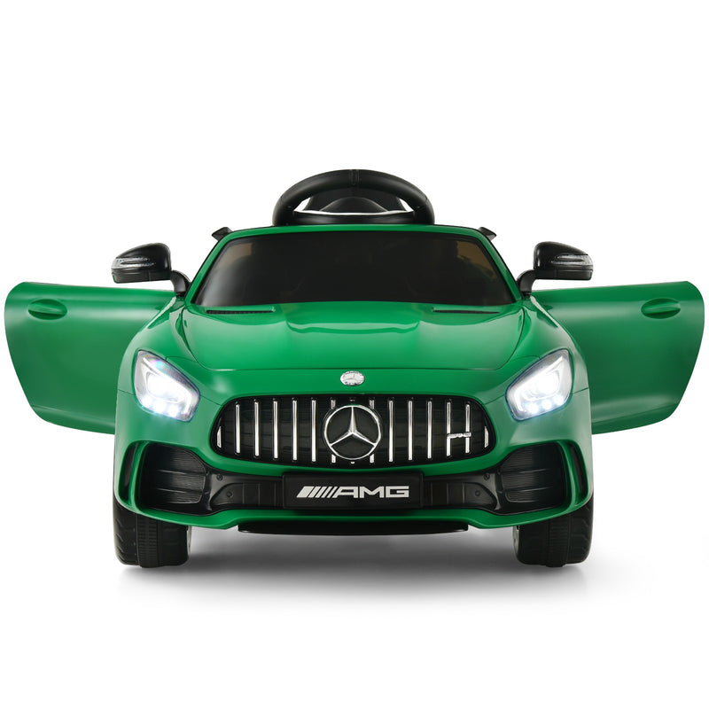 12V Electric Ride-On Car for Kids Licensed Mercedes-Benz GTR Battery Powered Magic Cars 0