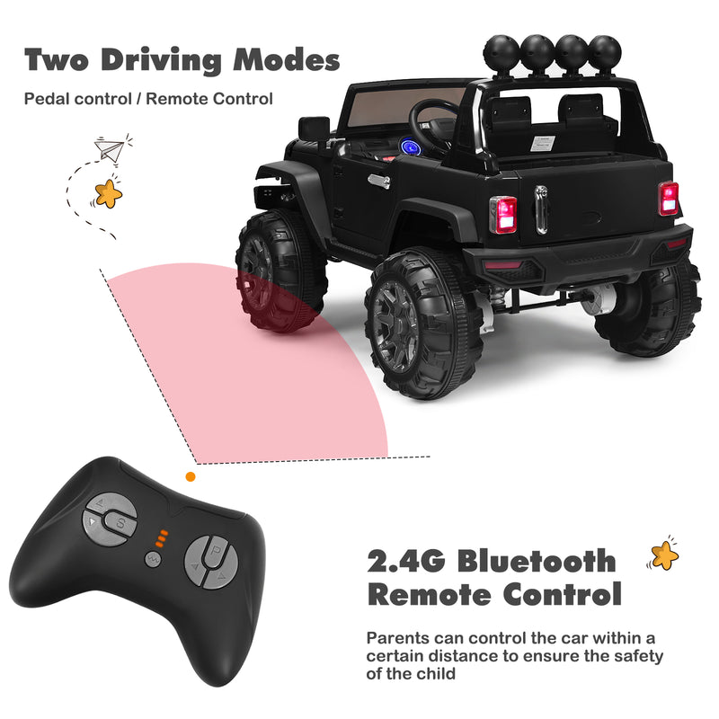 12V Kids Electric Ride-On Truck with 2.4GHz Remote Control Magic Cars 5