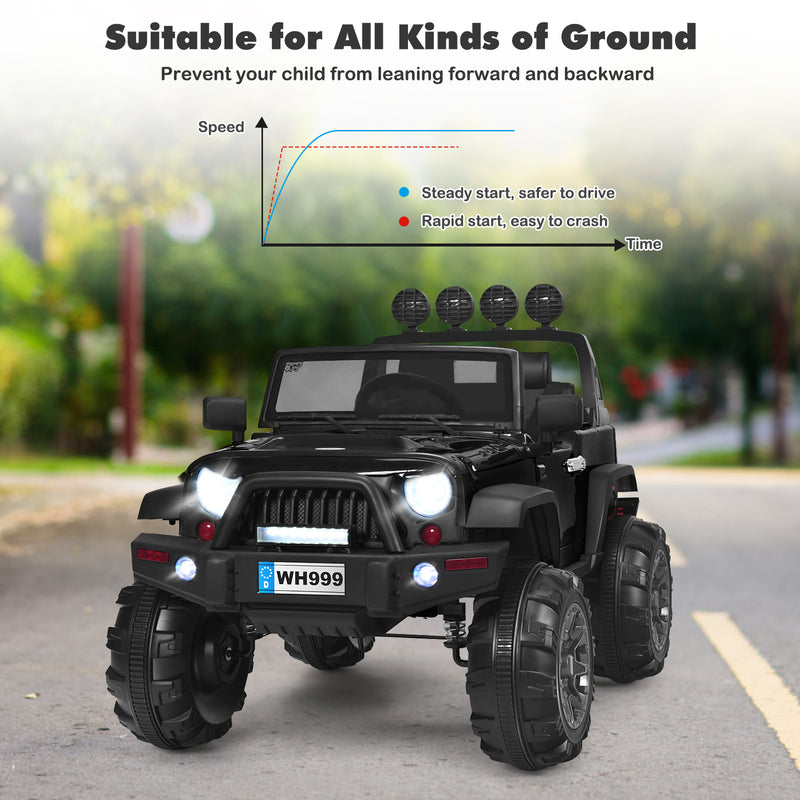 12V Kids Electric Ride-On Truck with 2.4GHz Remote Control Magic Cars 6