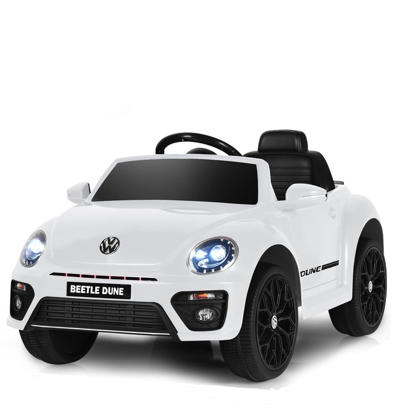 12V Electric Ride-On Volkswagen Beetle Car for Toddlers with Remote Control Magic Cars Variant 0