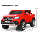 2-Seater Electric Kids Ride-On Licensed Red Benz Toy Car Magic Cars 1
