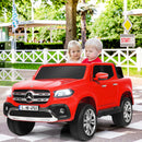 2-Seater Electric Kids Ride-On Licensed Red Benz Toy Car Magic Cars 2