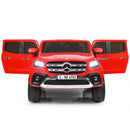 2-Seater Electric Kids Ride-On Licensed Red Benz Toy Car Magic Cars 4