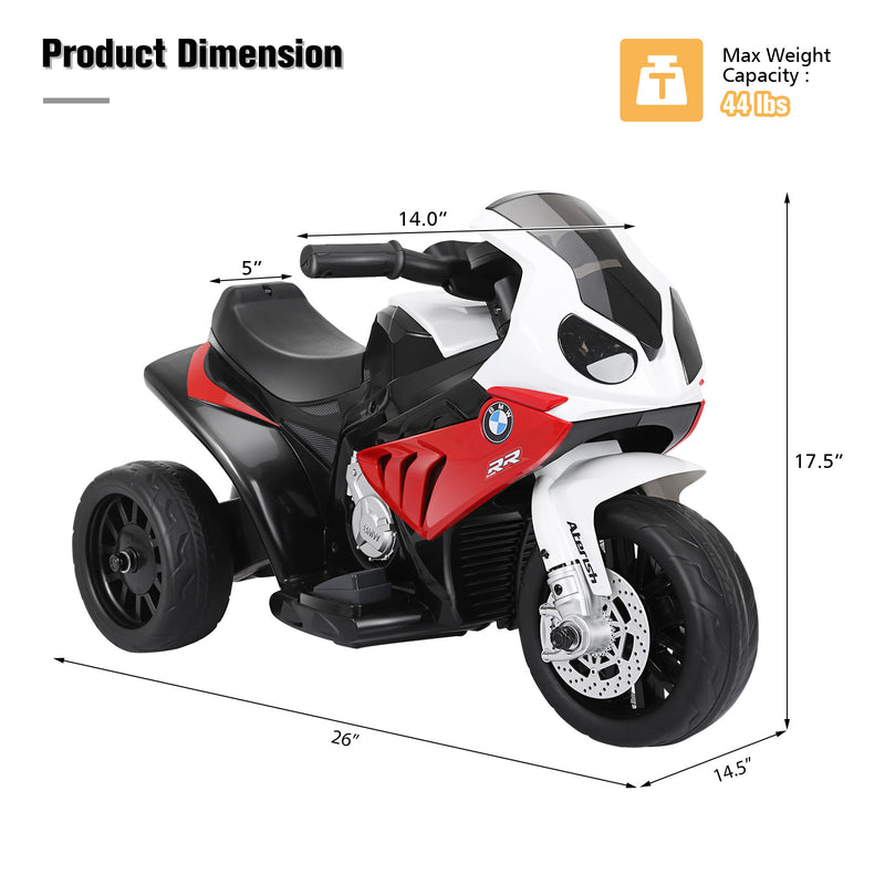 3-Wheel 6V Electric Kids Ride-On BMW Licensed Motorcycle Car Magic Cars 9