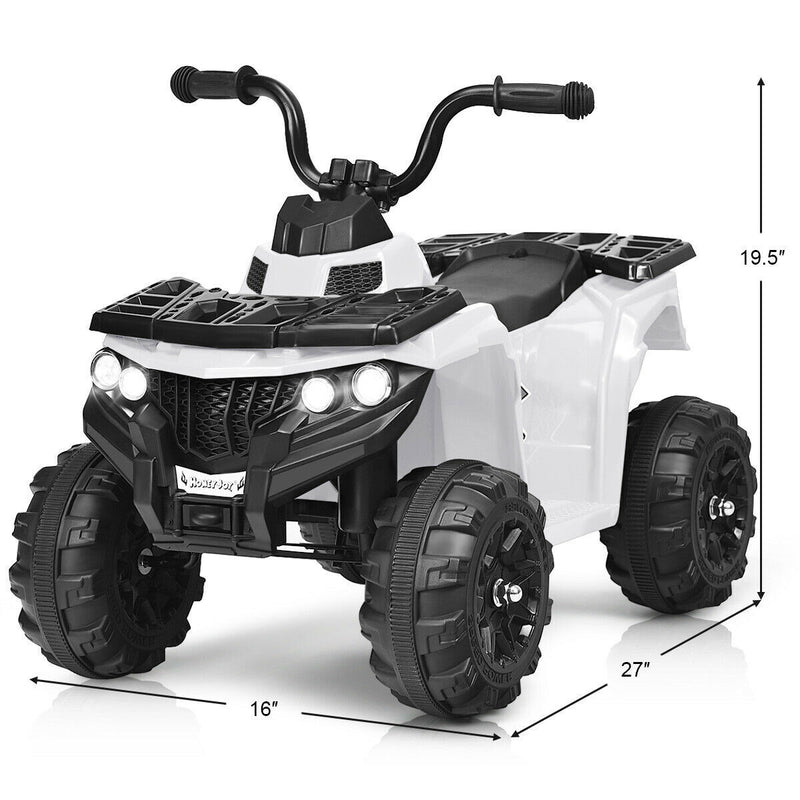 6V Electric Kids Quad ATV Ride-On Toy Car with 4 Wheels and LED Lights Magic Cars 1