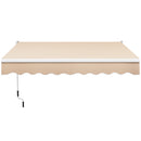 8' x 6.6' Retractable Awning with Aluminum Frame and Sun Water Protection PA Fabric Magic Cars 10
