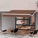 8' x 6.6' Retractable Awning with Aluminum Frame and Sun Water Protection PA Fabric Magic Cars 1
