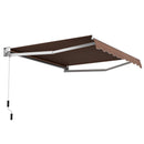 8' x 6.6' Retractable Awning with Aluminum Frame and Sun Water Protection PA Fabric Magic Cars 9