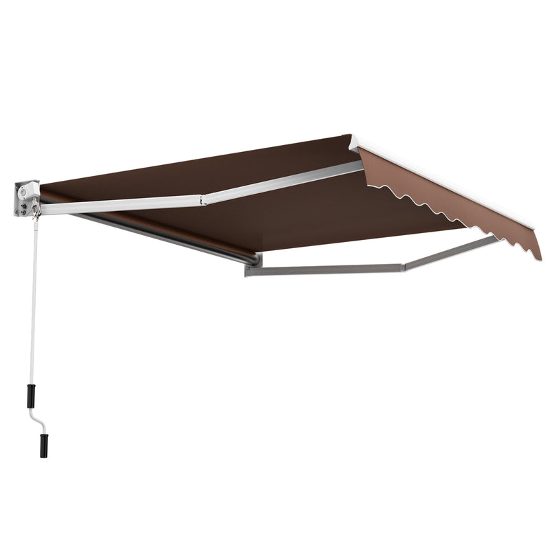 8' x 6.6' Retractable Awning with Aluminum Frame and Sun Water Protection PA Fabric Magic Cars 9