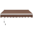 8' x 6.6' Retractable Awning with Aluminum Frame and Sun Water Protection PA Fabric Magic Cars Variant 0