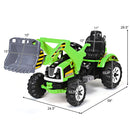 Kids Electric Ride-On Excavator Truck with Front Loader and Digger Scooter Magic Cars 3