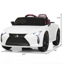 Licensed Electric Kids Ride-On Car with Remote Control Black Magic Cars 1