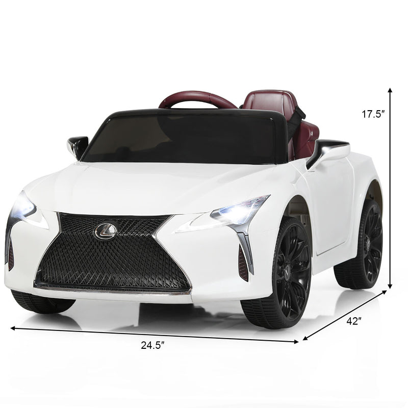 Licensed Electric Kids Ride-On Car with Remote Control Black Magic Cars 1
