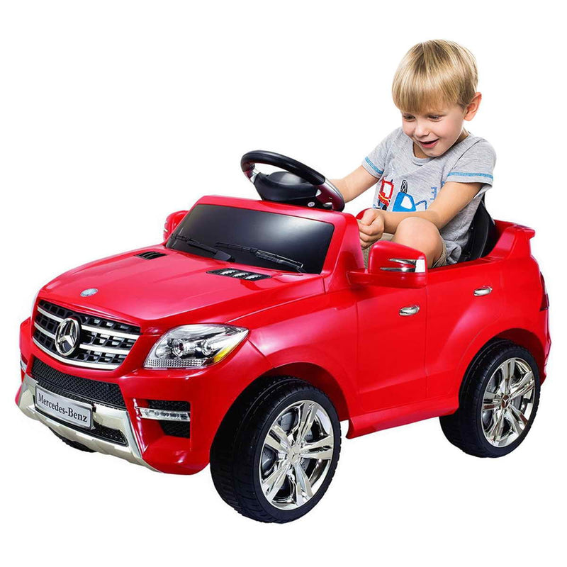 Licensed 6V Electric Kids Ride-On Car Toy Red Mercedes ML350 Magic Cars 1