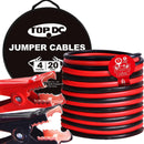 TOPDC Heavy Duty 4 Gauge 20-Foot Jumper Cables for Cars, SUVs, and Trucks Magic Cars Variant 0