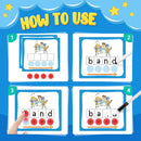 Elkonin Boxes Phonemic Awareness and Phonics Sight Word Flash Cards Magic Cars 2