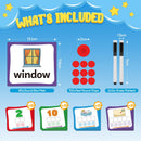 Elkonin Boxes Phonemic Awareness and Phonics Sight Word Flash Cards Magic Cars 6