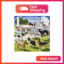 9-Piece Realistic Dog Figurine Collection, Pet Animal Playset Magic Cars 1