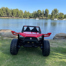 24V XL 4x4 Ride-On Buggy with Rubber Tires and Remote Control for Ages 1-10, Red Magic Cars 6