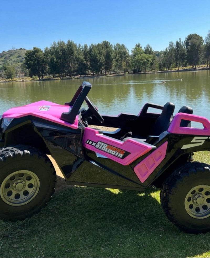 24V Clash XL 4x4 Ride-On Buggy with Rubber Tires and Remote Control, Ages 1-10 Magic Cars 1