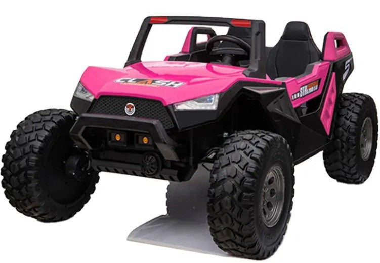 24V Clash XL 4x4 Ride-On Buggy with Rubber Tires and Remote Control, Ages 1-10 Magic Cars 2