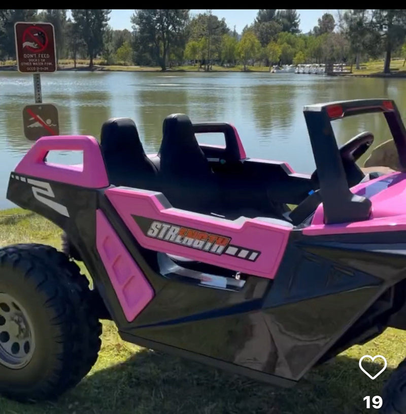 24V Clash XL 4x4 Ride-On Buggy with Rubber Tires and Remote Control, Ages 1-10 Magic Cars 3