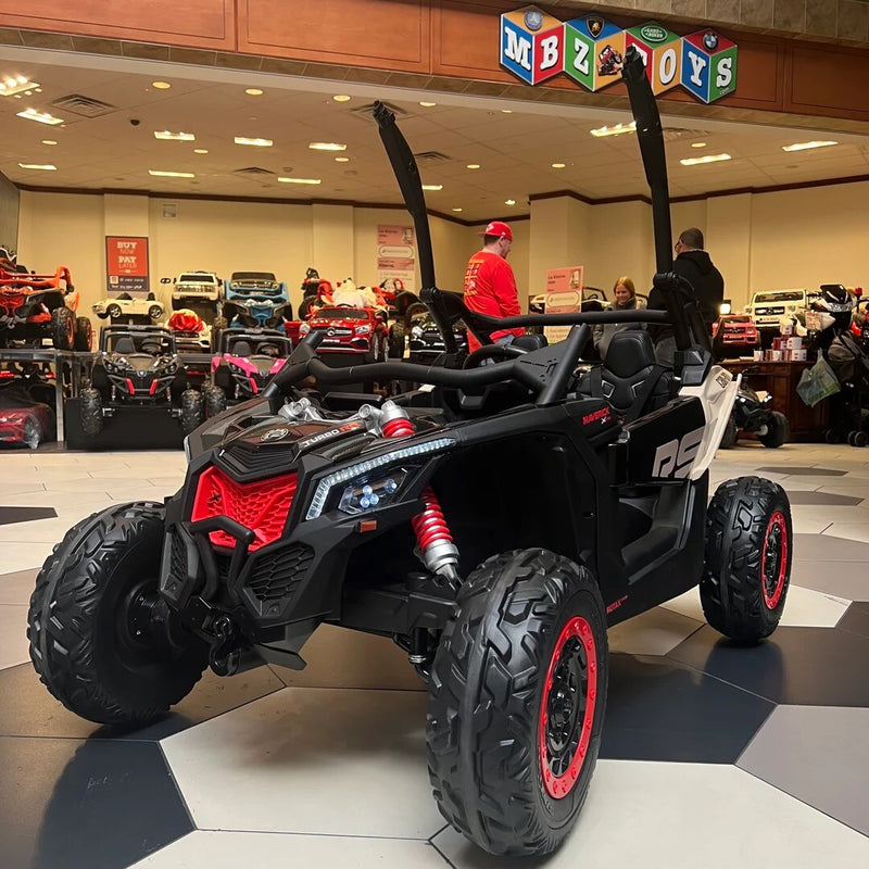 48V XL Can-Am Maverick Ride-On UTV Toy with Remote Control 4WD in Orange Magic Cars 7