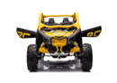 48V XL Can-Am Maverick Ride-On Toy UTV with Remote Control 4WD in Yellow Magic Cars 1