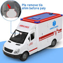 Interactive Yellow Ambulance with Lights, Sounds, and Friction-Powered Wheels for Ages 3-5 Magic Cars 7