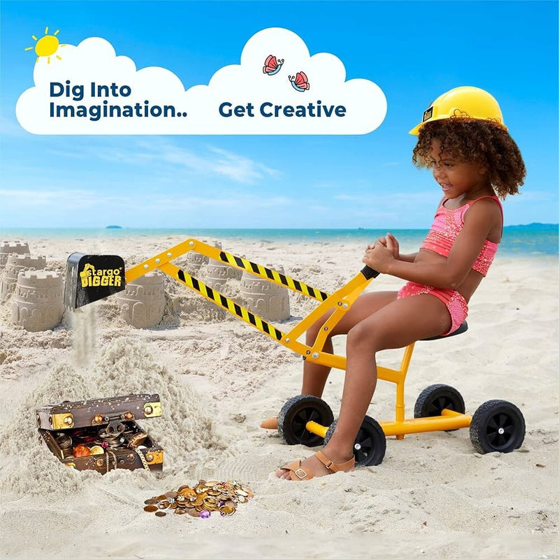 Toy Excavator with Wheels New and Unopened Magic Cars 1