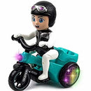 Stunt Bicycle Toy with 360-Degree Rotation, Light Effects, and Sound for Kids Magic Cars Variant 0