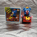 Vintage 1980s Wind-Up Bear Toy in Car - Impish Calhambeque Design Magic Cars 4
