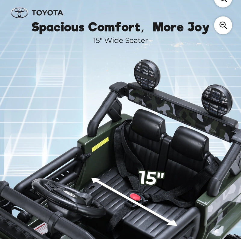 Kids Electric Ride-On FJ Cruiser Truck 12V with 7Ah Battery and Remote Control Magic Cars 5