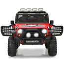 Honeyjoy 12V Red Electric Ride-On Truck for Kids with Remote Control and Lights