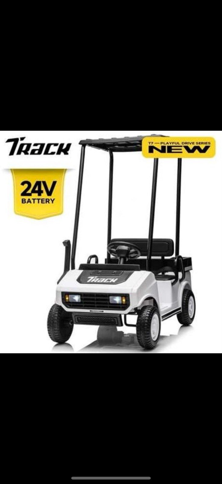 24V Electric Ride-On Car with Remote Control, Music, Ceiling Light, Rear Storage, Large Size Magic Cars 0