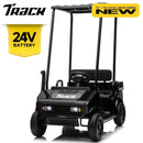 24v Electric Golf Cart Ride-On Car in Black Magic Cars 1