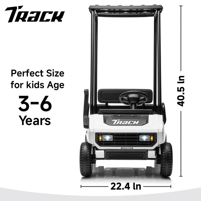 24V Electric Ride-On Golf Cart and Remote Control Truck with Ceiling Track System Magic Cars 3