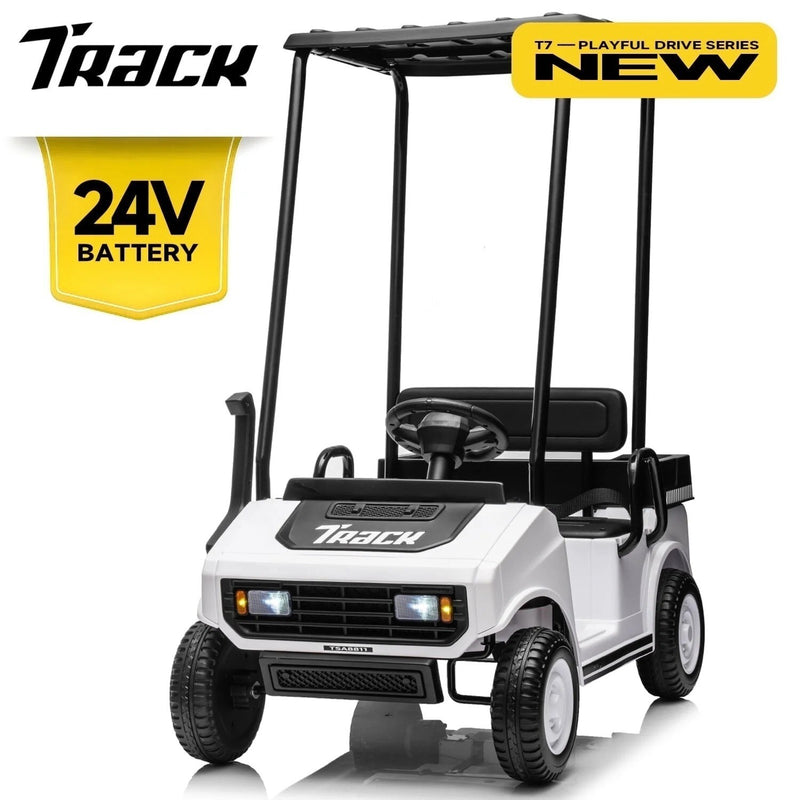 24V Electric Ride-On Golf Cart and Remote Control Truck with Ceiling Track System Magic Cars Variant 0