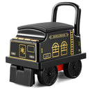 Ride-On Train Carriage with Songs, Stories, Storage, and Handle - Black/Blue Magic Cars 10